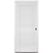 Codel Doors 36"x80"x1-3/4" Primed 2-Panel Int Flat Panel w/Ovolo Bead 20min Fire Rated 7-1/4" LH Prehung Door 3068134PRI808220MLH1DB714 - alternate 1